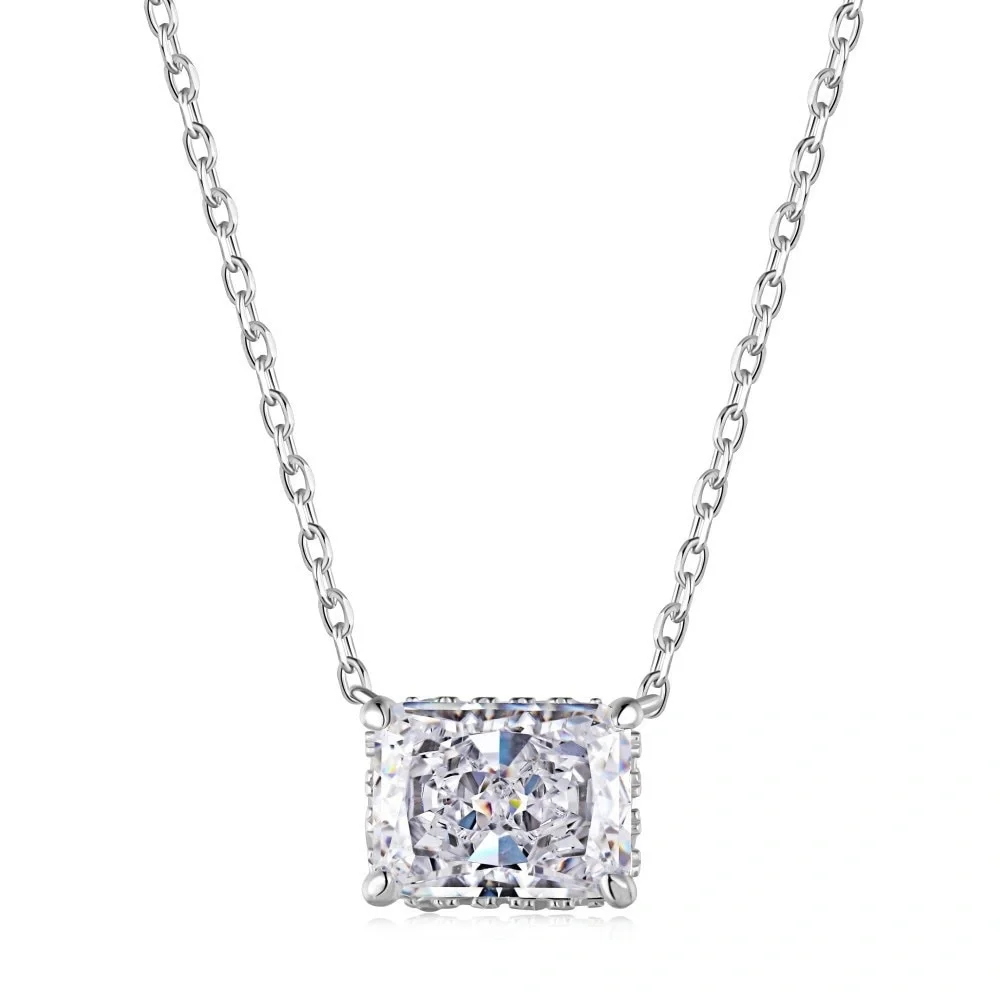 1.75ct Radiant Cut Necklace